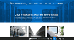 Desktop Screenshot of oneserverhosting.com